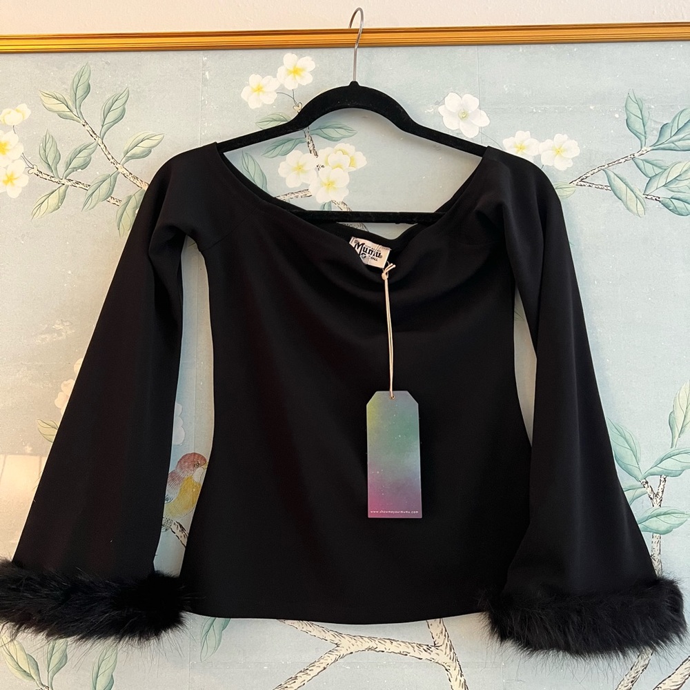 NWT show me your mumu black top